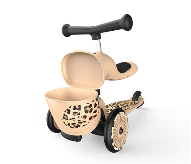 Scoot & Ride Highwaykick 1 Lifestyle Jeździk i hulajnoga 2w1 Leopard - 1109690 - zdjęcie 4